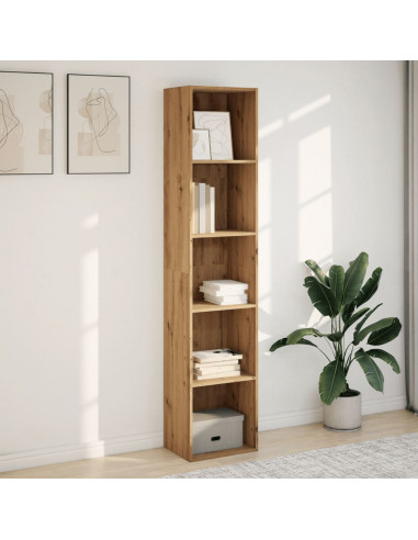 Libreria Rovere Artigianale 40x30x189 cm in Legno Multistrato