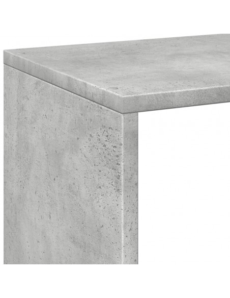 Libreria Divisorio Grigio Cemento 69,5x29x69,5 cm in Truciolato