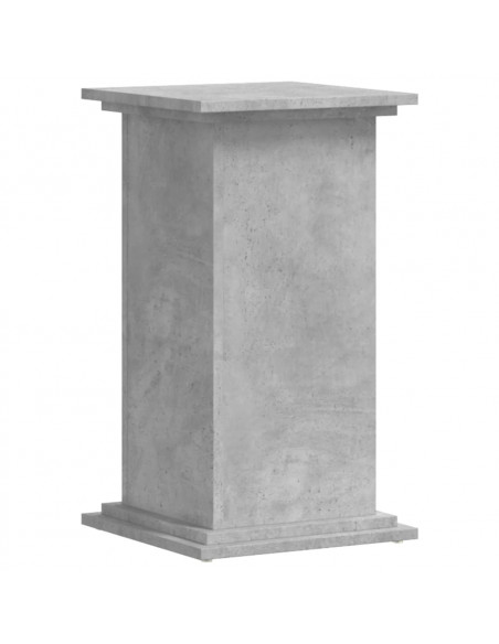 Supporto per Piante Grigio 33x33x60 cm in Legno Multistrato