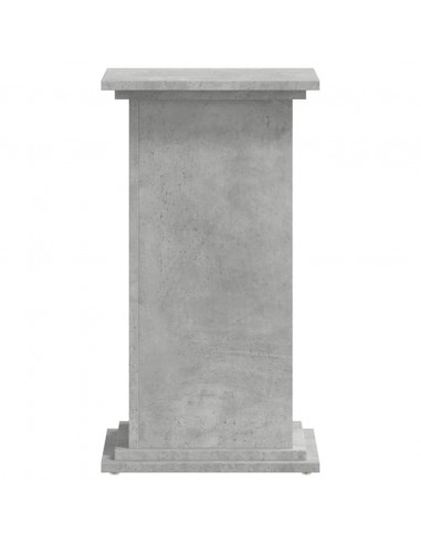 Supporto per Piante Grigio 33x33x60 cm in Legno Multistrato