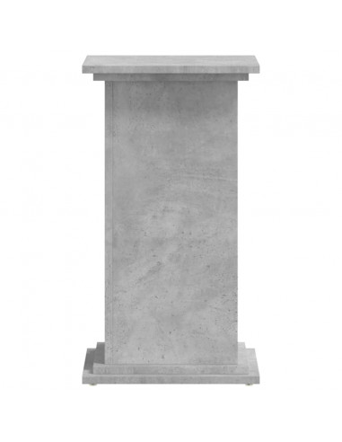 Supporto per Piante Grigio 33x33x60 cm in Legno Multistrato