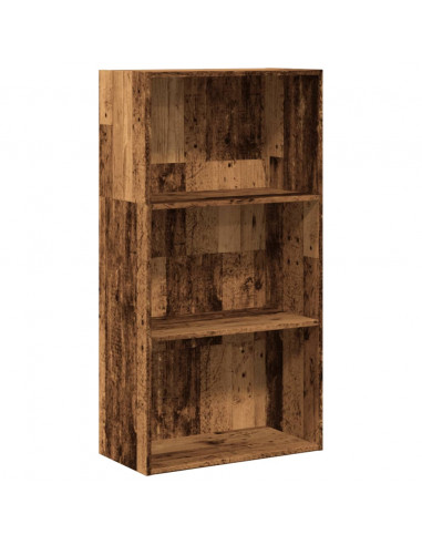 Libreria Legno Antico 60x30x114 cm in Legno Multistrato