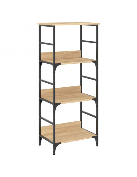 Libreria Rovere Sonoma 50x33x117,5 cm in Legno Multistrato