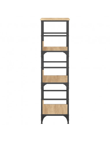 Libreria Rovere Sonoma 50x33x117,5 cm in Legno Multistrato