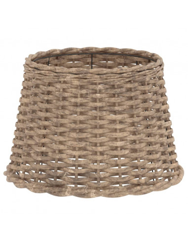 Paralume Marrone Ø40x26 cm in Vimini