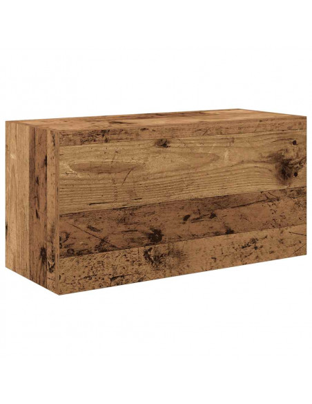 Mobile da Bagno Legno Antico 60x25x30 cm in Legno Multistrato