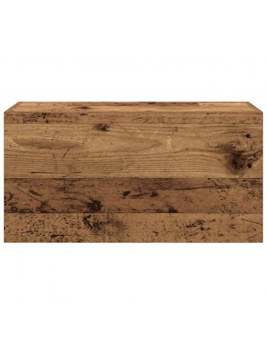 Mobile da Bagno Legno Antico 60x25x30 cm in Legno Multistrato