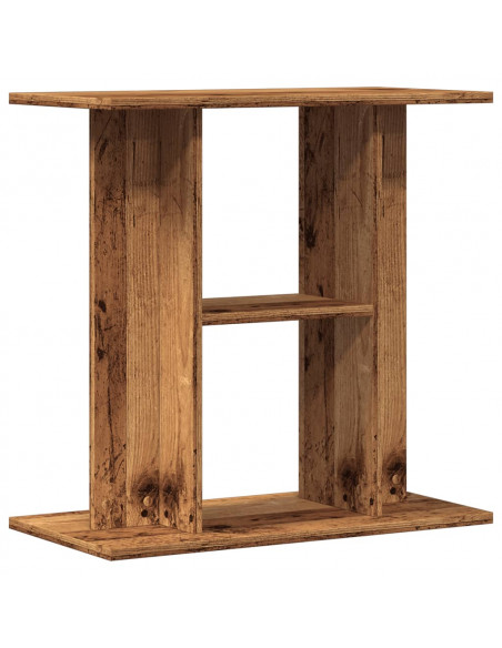 Supporto Acquario 60x30x60 cm in Legno Multistrato Legno Antico