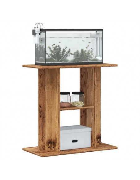 Supporto Acquario 60x30x60 cm in Legno Multistrato Legno Antico