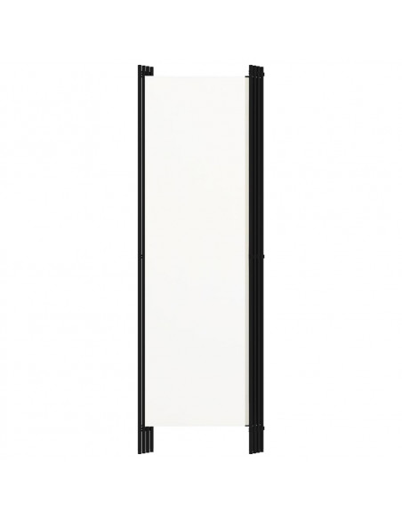 Paravento a 5 Pannelli Bianco 200x180 cm