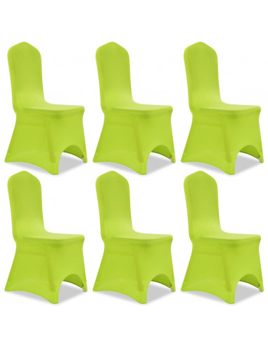 Fodera Elastica per Sedie 6 pz Verde