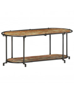 Mobile Porta TV 100x42x40 cm in Legno Massello di Recupero 2