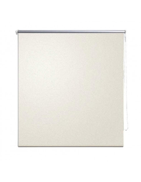 Tenda a rullo oscurante buio totale 100 x 175 cm bianca ecrù