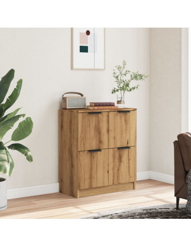 Credenza Rovere Artigianale 60x30x70 cm in Legno Multistrato