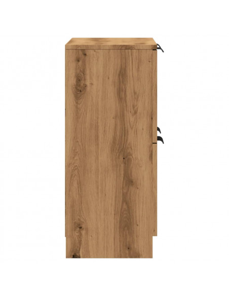 Credenza Rovere Artigianale 60x30x70 cm in Legno Multistrato