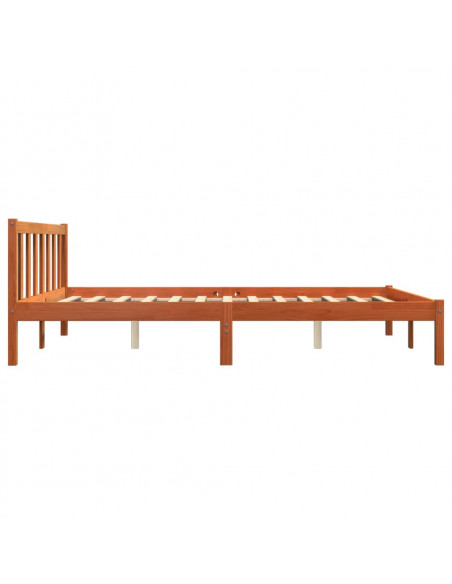 Giroletto Marrone Cera 150x200 cm in Legno Massello di Pino