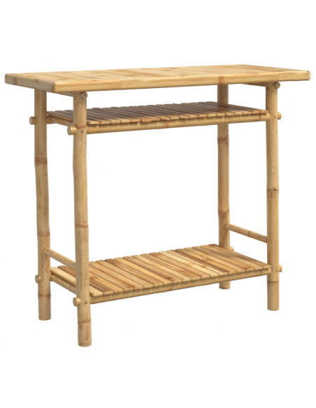 Tavolo Consolle 90x37x75 cm in Bambù