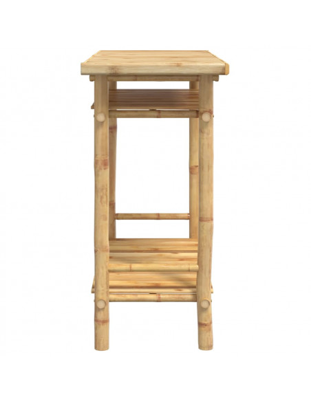 Tavolo Consolle 90x37x75 cm in Bambù