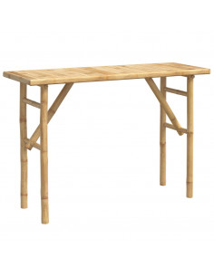 Tavolo Consolle 115x39x75 come in Bambù 2