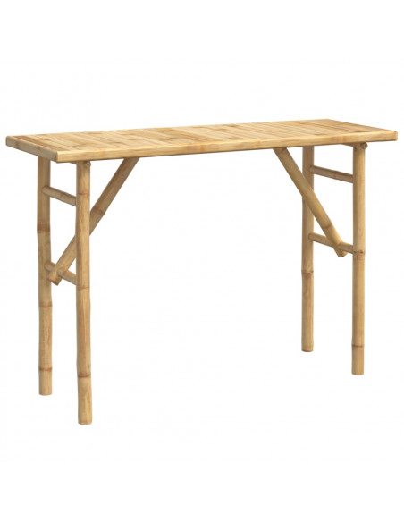 Tavolo Consolle 115x39x75 come in Bambù