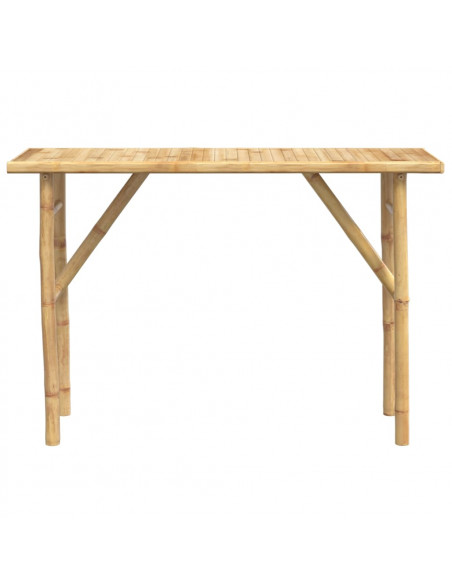 Tavolo Consolle 115x39x75 come in Bambù