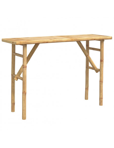 Tavolo Consolle 115x39x75 come in Bambù