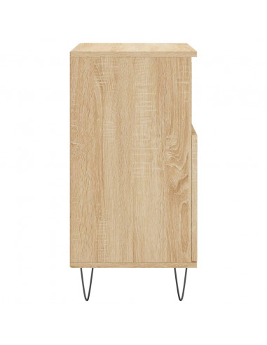 Credenze 2 pz Rovere Sonoma in Legno Multistrato