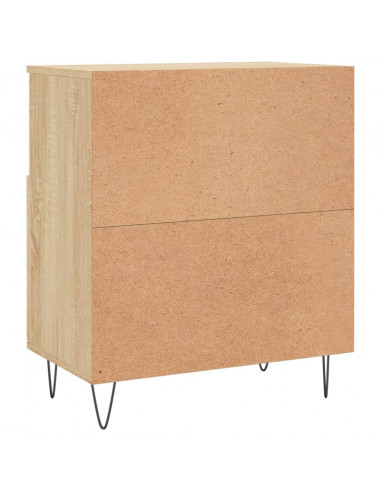 Credenze 2 pz Rovere Sonoma in Legno Multistrato