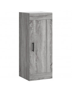 Credenza Grigio Sonoma 34,5x34x180 cm in Legno Multistrato 2