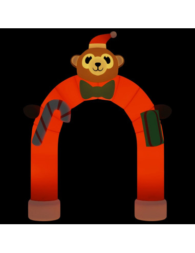 Ingresso ad Arco Gonfiabile con LED 380 cm