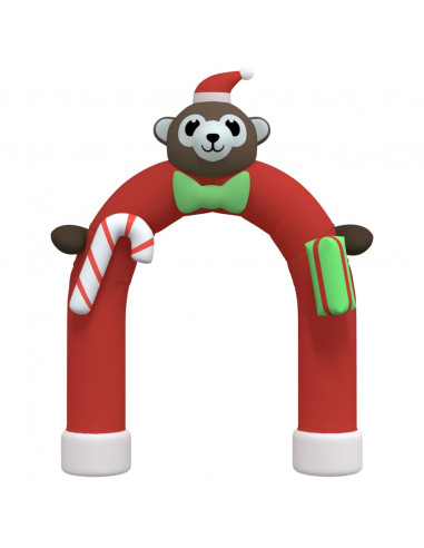 Ingresso ad Arco Gonfiabile con LED 380 cm