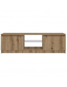 Mobile Porta TV con LED Artigianale 120x30x36 cm Multistrato 2