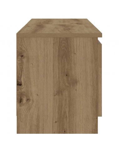 Mobile Porta TV con LED Artigianale 120x30x36 cm Multistrato