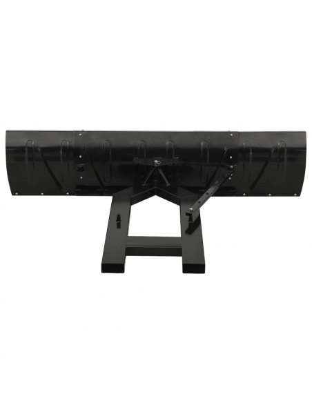 Spazzaneve per Muletto 200x48 cm Nero