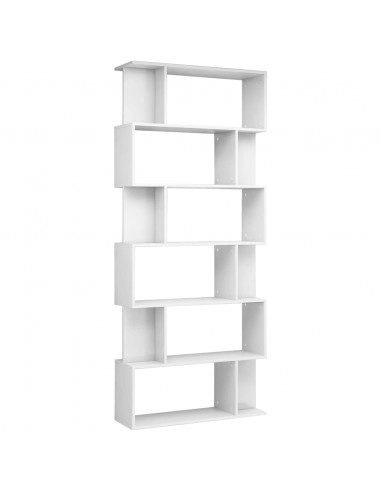 Libreria/Divisorio Bianco Lucido 80x24x192 cm