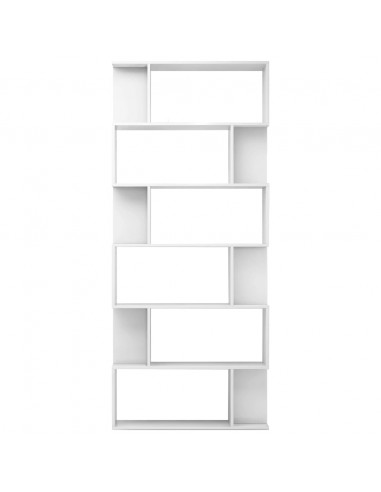 Libreria/Divisorio Bianco Lucido 80x24x192 cm