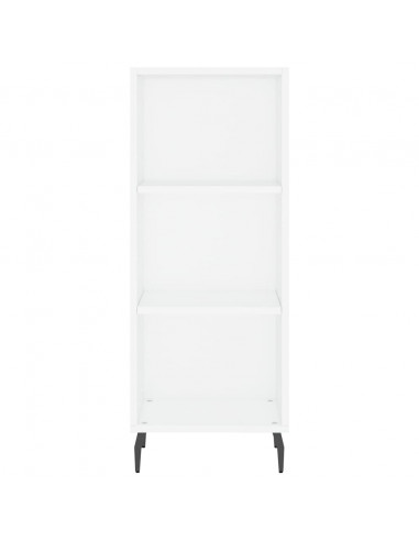 Credenza Bianca 34,5x32,5x90 cm in Legno Multistrato