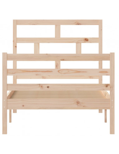 Giroletto in Legno Massello di Pino 90x200 cm