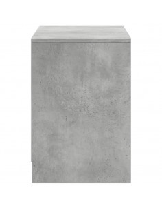 Mobile Porta TV con LED Grigio Cemento 100x34x50 cm Truciolato 2