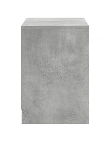 Mobile Porta TV con LED Grigio Cemento 100x34x50 cm Truciolato