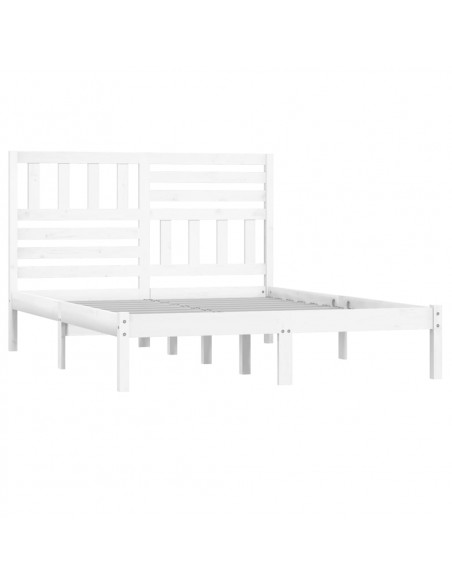 Giroletto Bianco 120x190 cm Small Double Legno Massello di Pino