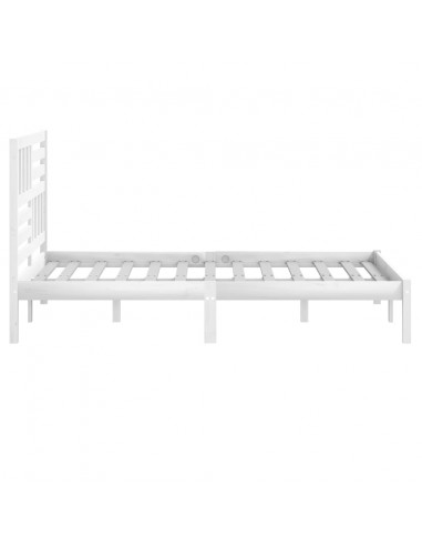 Giroletto Bianco 120x190 cm Small Double Legno Massello di Pino