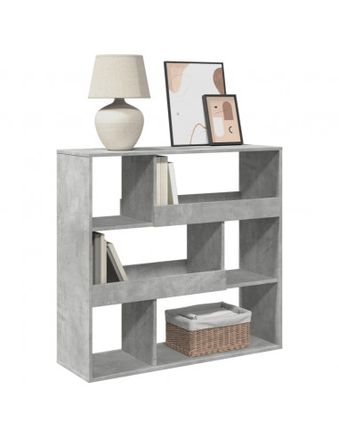 Libreria Grigio Cemento 100x33x94,5 cm in Truciolato