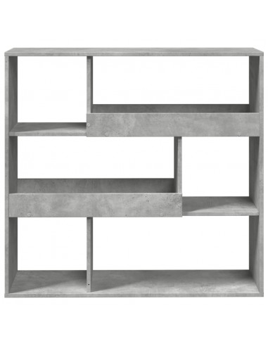 Libreria Grigio Cemento 100x33x94,5 cm in Truciolato