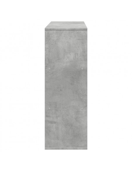 Libreria Grigio Cemento 100x33x94,5 cm in Truciolato