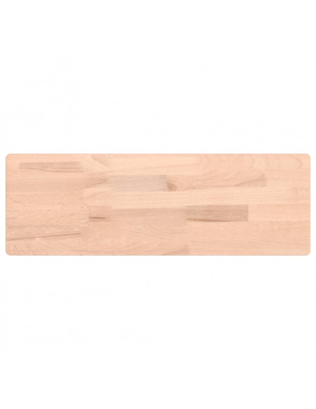 Mensola a Parete 60x20x4 cm in Legno Massello di Faggio