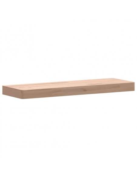 Mensola a Parete 60x20x4 cm in Legno Massello di Faggio