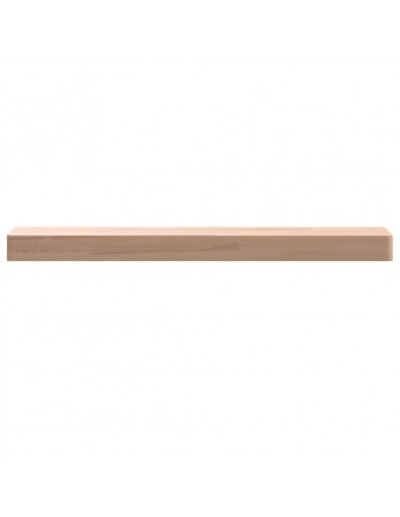 Mensola a Parete 60x20x4 cm in Legno Massello di Faggio