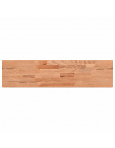 Mensola a Parete 80x20x4 cm in Legno Massello di Faggio 2