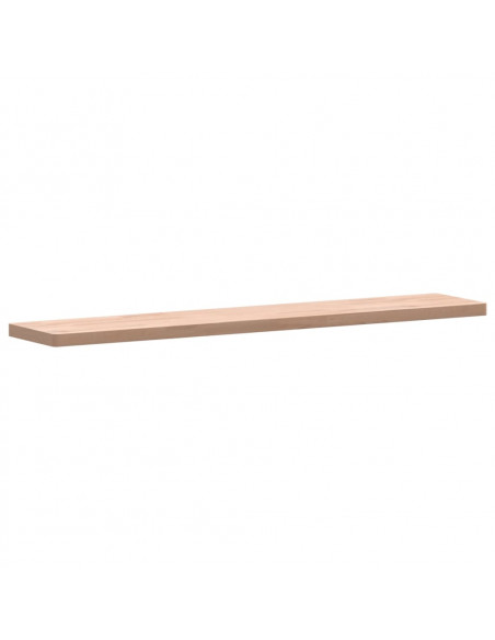 Mensola a Parete 100x20x2,5 cm in Legno Massello di Faggio